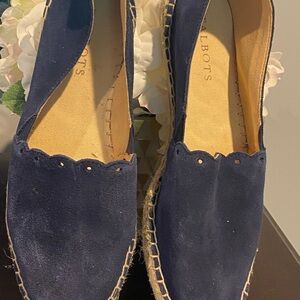 Talbots Dark Blue Espadrille Women’s Flats Shoes Sz 6.5